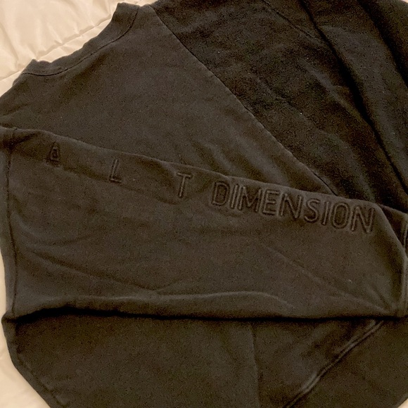 ADIDAS ORIGINALS BY ALEXANDER WANG Inside-out Sweatshirt Black Unisex Size S - Picture 11 of 11
